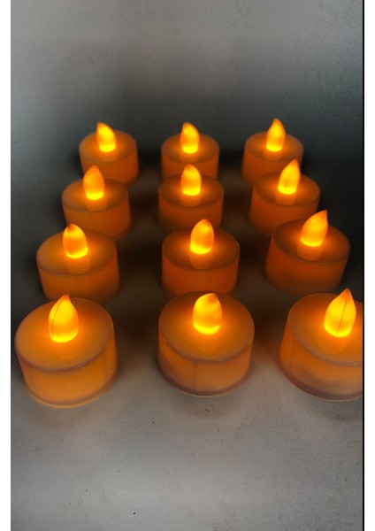 Pilli LED Mum 10 Adet