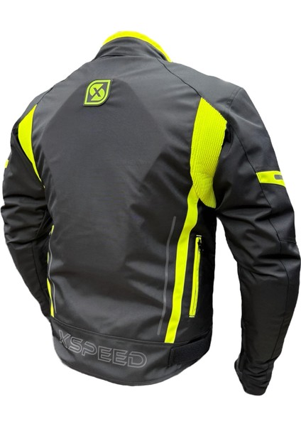 Xspeed Zeus 4 Mevsimlik Korumalı Motosiklet Montu Yeni Sezon Siyah Neon modelleri