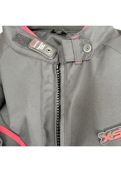 Xspeed Zeus 4 Mevsimlik Korumalı Motosiklet Montu Yeni Sezon Siyah Kırmızı modelleri