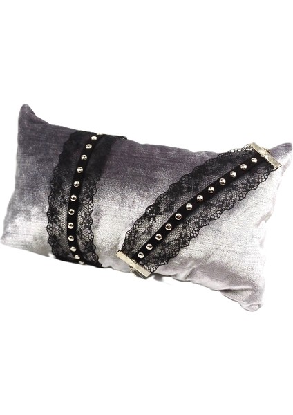 Metal Detaylı Siyah Dantel Choker ve Bileklik Seti fiyatları