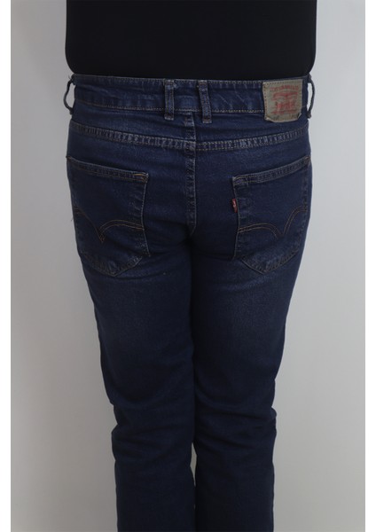 Fistan Store Erkek Lacivert Normal Bel Normal Kesim Boru Paça Jean Pantolon indirimleri