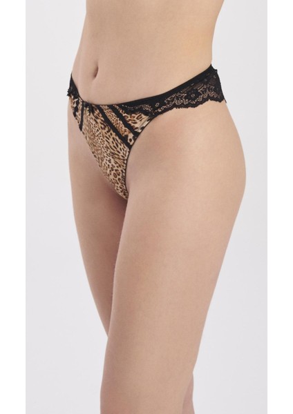 Moonlıght 3209 Leopar Desenli String