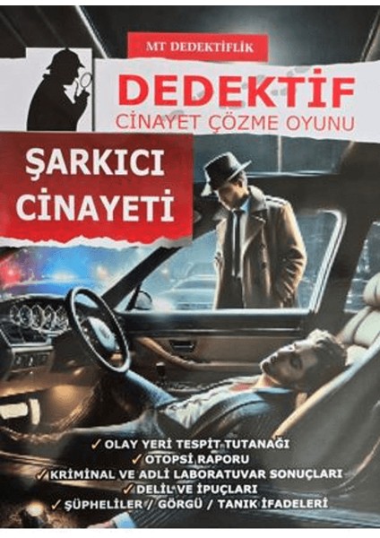 Dedektiflik Cinayet Çözme Oyunu - Şarkıcı Cinayeti