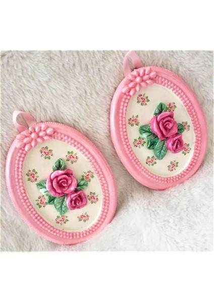17,5cm Resimlik Çerçeve Silikon Kalıp K-343, Polyester Taş Tozu Alçı Kalıbı