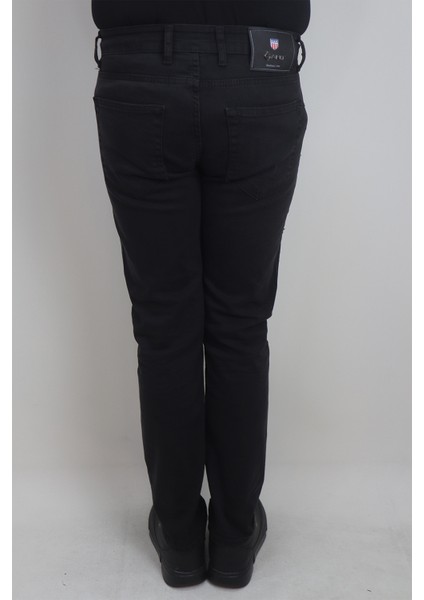 Fistan Store Erkek Siyah Normal Bel Dar Kesim Boru Paça Jean Pantolon fırsatları