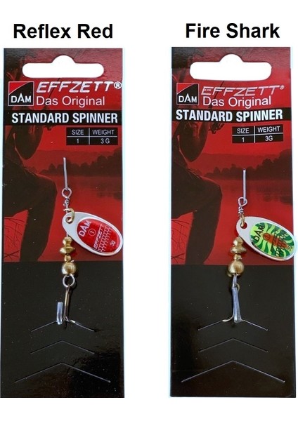 Dam Effzett V2 Standard Spinner 3gr 1 Numara Döner Kaşık