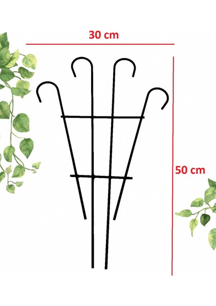Metal Bitki Destek Çubuğu Saksı Sarmaşık Çiçek Fidan Dal Dekoratif Saksı Çiçek Bitki Desteği fiyatları