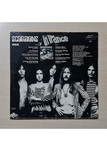 Scorpions - In Trance - 1975 - Dönem Baskı Plak - Longplay - Lp fiyatları