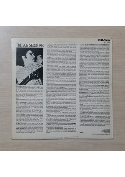 Elvis Presley - The Sun Collection - 1975 - Dönem Baskı Plak - Longplay - Lp fiyatları