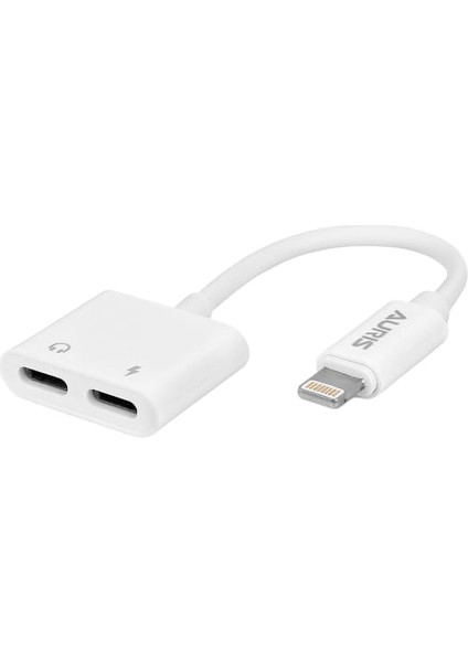 Aurıs ARS-TA03 Lightning Şarj ve Kulaklık Çevirici