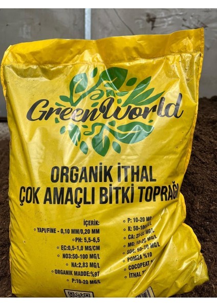 20 Litre Ithal Çok Amaçlı Bitki Toprağı Torf Cocopeat Ponza Taşı - Kokopit Özel Karışım Saksı Harcı