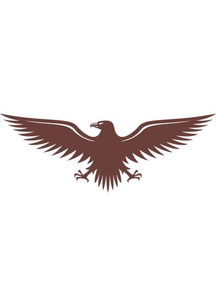 Kartal STICKER17X17 cm Kahverengi