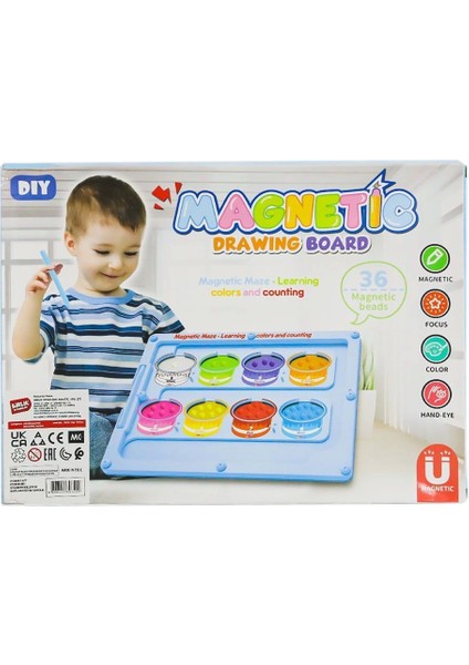 677 Steam Renkler ve Sayılar Eğitim Tahtası -Birliktoys