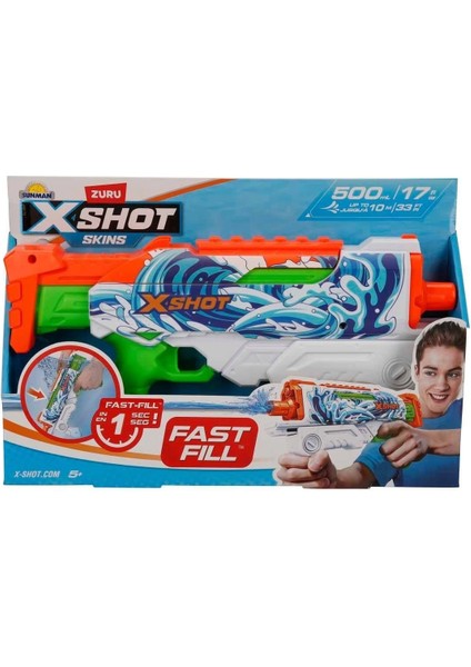4583 X-Shot Skins Hyperload Fast Fill Su Tabancası 34 cm