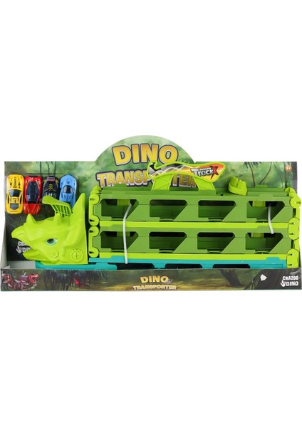 4529 Dino Transporter Yarış Pisti + 4 Araç -Sunman