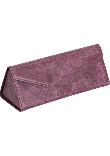 Smart Glass Deri Gözlük Kılıfı Tn6 Mor indirimleri