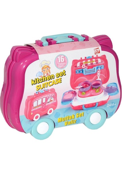 562 By Toys, 16 Parça Mutfak Set Valizim / +24 Ay