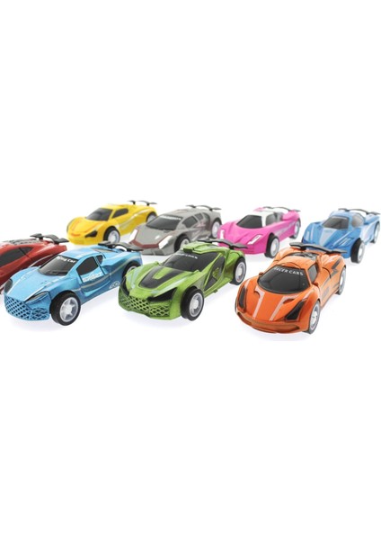 Road Masters 8'li Plastik Yarış Arabaları