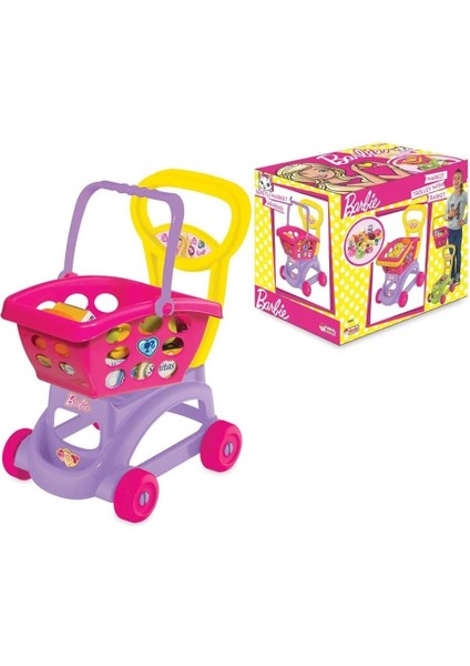 Orjinal Lisanslı Oyuncak Barbie Sepetli Market Arabası