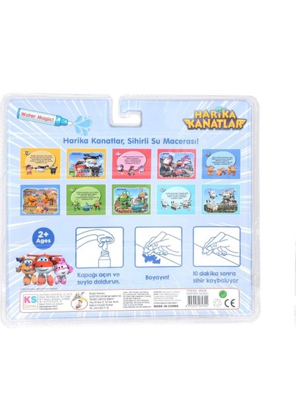 BK006 Gepettoys,harika Kanatlar Sihirli Boyama Kitabı