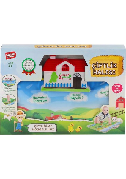 YY-571 A622374TR-U Sesli ve Işıklı Eğitici Çiftlik Halısı
