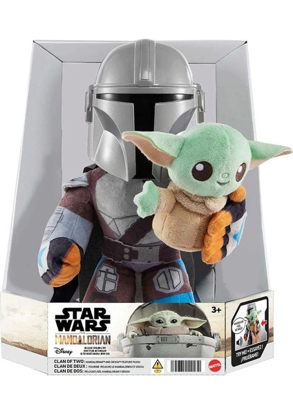 HNT52 Star Wars Mandalorian Sesli Pelüş Figür