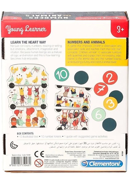 75048TR Young Learner - Sayılar ve Hayvanlar +3 Yaş