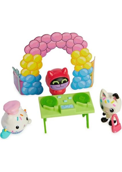 6069141 Gabbys Dollhouse Hayal Evi Pandi Patinin Doğum Günü Seti