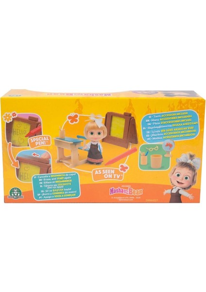 MHA07000 Maşa ve Koca 12CM Masha ve Okul Oyun Seti