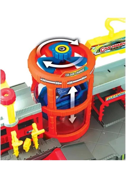 Express Wheels Araç Yıkama ve Renk Değiştirme Oyun Seti