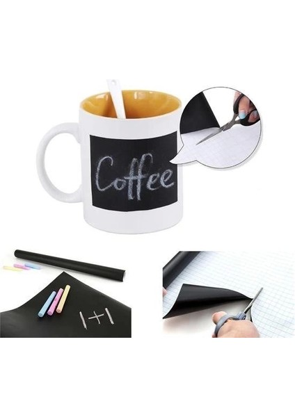 Sticker Rulo Yapışkanlı Çocuk Yazı Yazma Tahtası Yazı Yazma Sticker