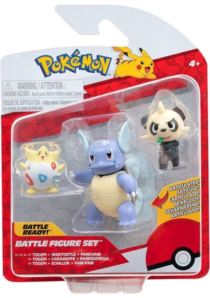 Pok 95155-K Pokemon Battle 3'lü Figür Seti