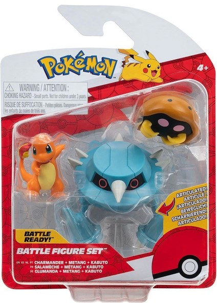 Pok 95155-K Pokemon Battle 3'lü Figür Seti
