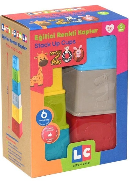 30798 Eğitici Kaplar Renkli Zoo -Enfal