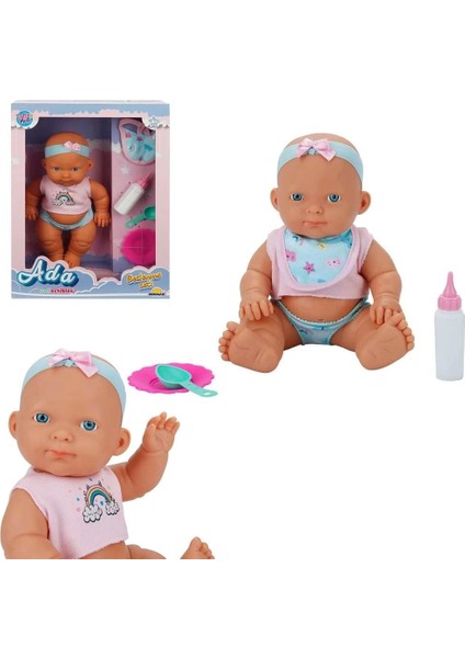 Ada Bebek Beslenme Seti 23 cm Oyuncak Et Bebek