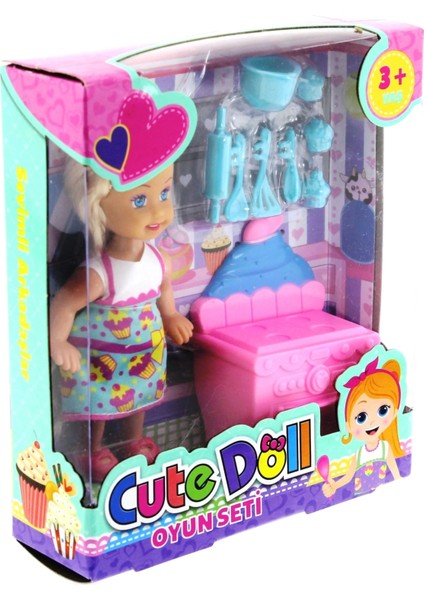 Cute Doll Mini Bebek Mutfak Oyun Seti