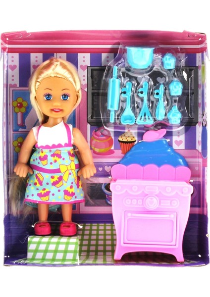 Cute Doll Mini Bebek Mutfak Oyun Seti