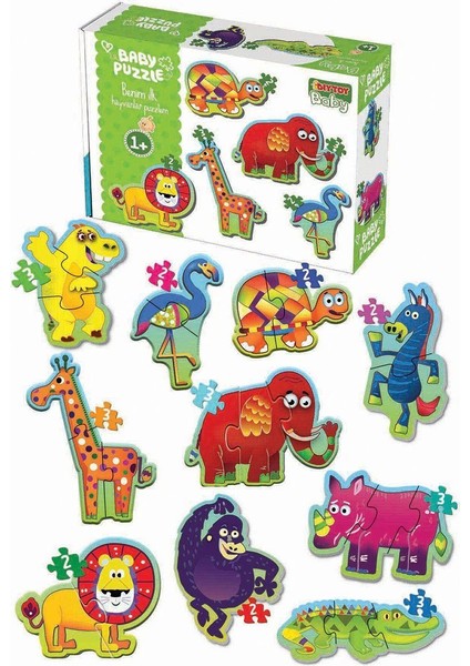 1727 Dıytoy, Baby Puzzle- Orman Hayvanları