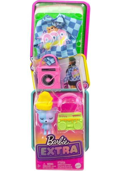 HDJ38 Barbie Extra Hayvan Dostları ve Kıyafet Paketleri