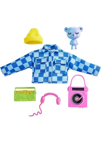 HDJ38 Barbie Extra Hayvan Dostları ve Kıyafet Paketleri
