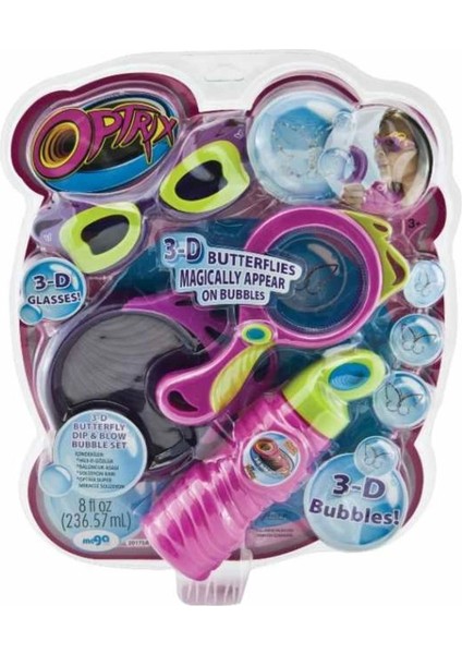 Optrix 3D Bubbles Set Kelebek Efektli 20175 D