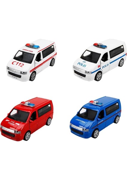 1:32 Sesli ve Işıklı Şehir Kurtarma Araçları 13 Cm. - 1 Adet Fiyatıdır