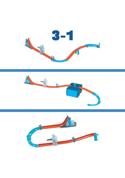 HNJ67 Hot Wheels Track Builder Rüzgar Temalı Akrobasi Seti modelleri