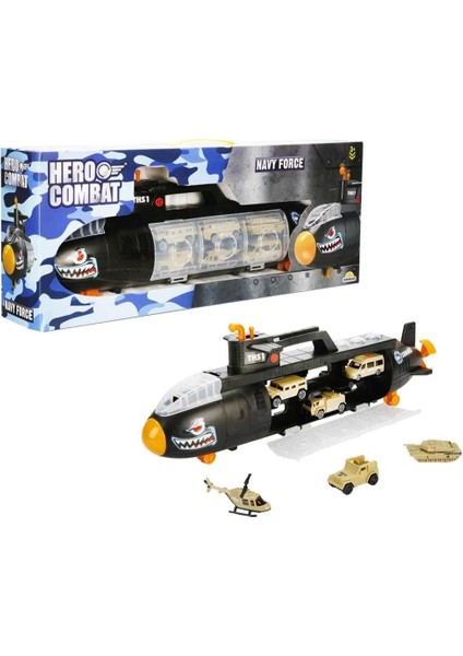 S00004553 Oyun Set Askeri Denizaltı 55CM -Sun modelleri