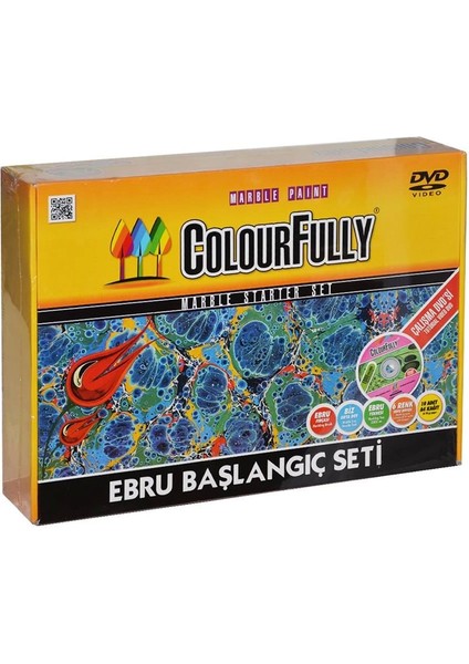 Ebru Sanatı Başlangıç Seti Eğitici Dvd'li