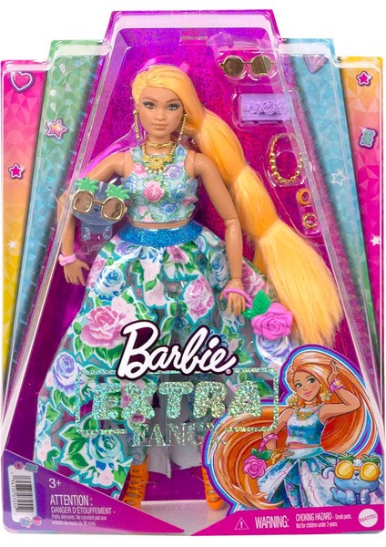 HHN14 Barbie Extra Fancy - Çiçekli Kostümlü Bebek