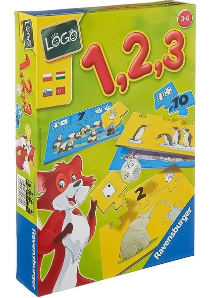 243709 Ravensburger, Logo 1,2,3 / 3-6 Yaş fırsatları