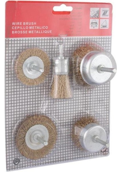 Pimli Tel Matkap Hobi Fırça 5 Parça Set fırsatları