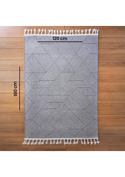 İskandinav Bukle Shaggy - Gri -120x180 cm fırsatları