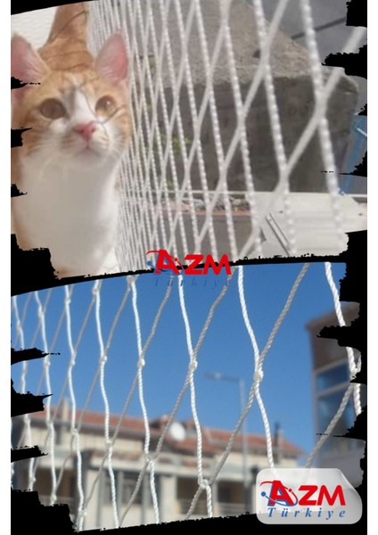 Kedi Balkon Filesi 2,5X3M | Uv Dayanıklı Balkon Güvenlik Filesi Kanca & Dübel fırsatları